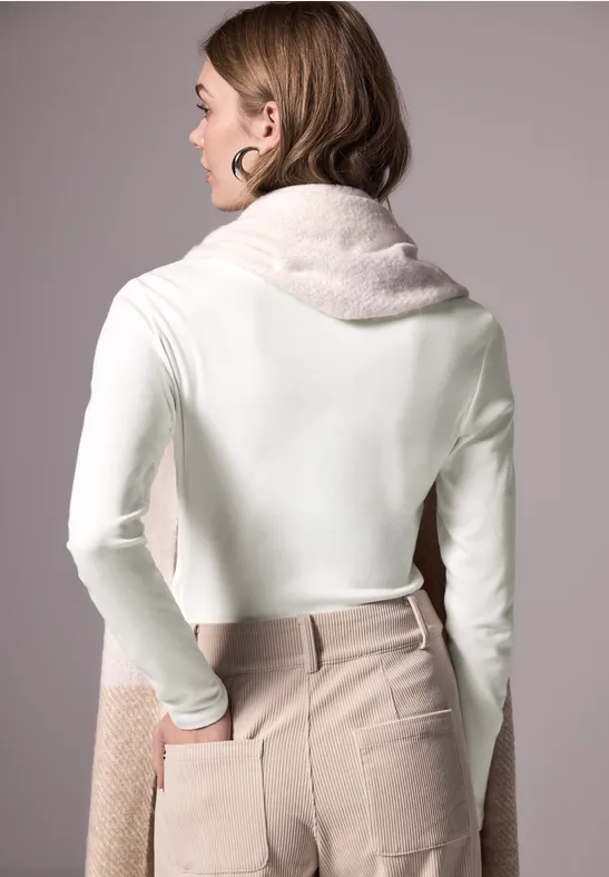 Street One Shirt Mit Rippstruktur