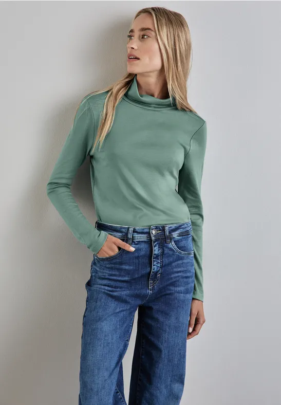 Street One Shirt Mit Rollkragen