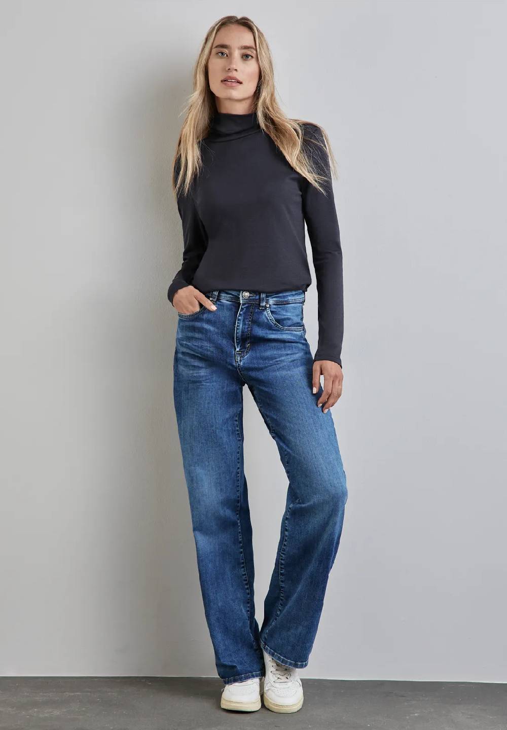 Street One Shirt mit Rollkragen