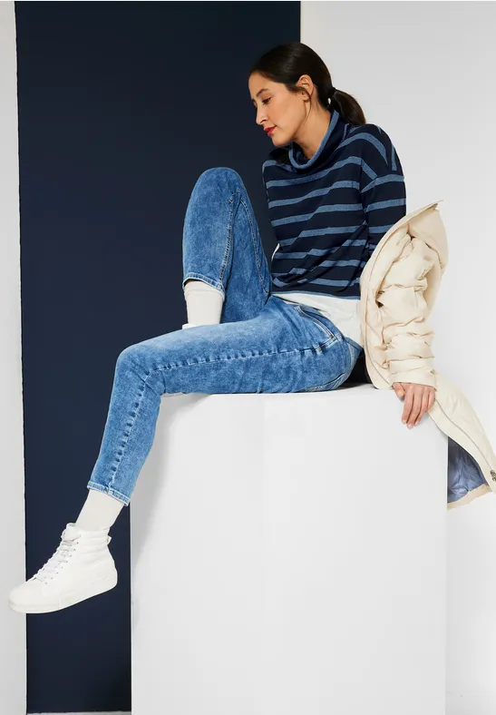 Street One Shirt Mit Rollkragen