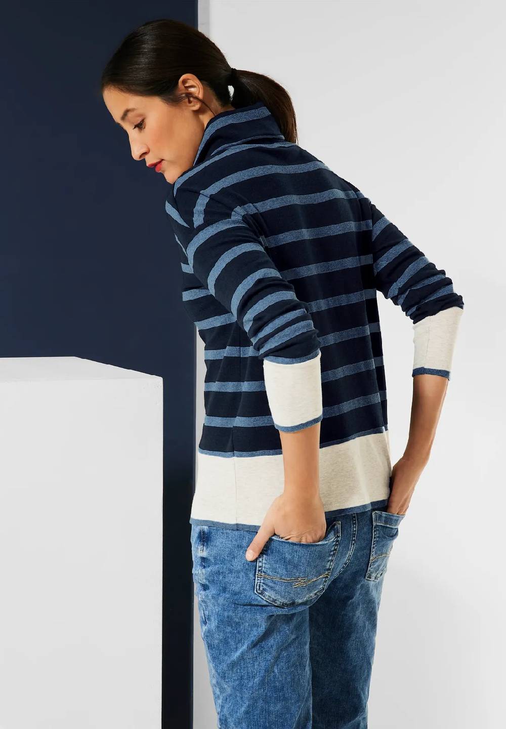 Street One Shirt Mit Rollkragen