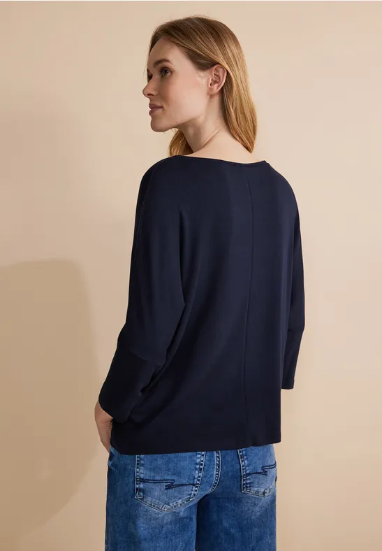 Street One Shirt Mit Schimmer Print