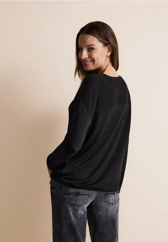 Street One Shirt Mit Spitze - Style VIANNA
