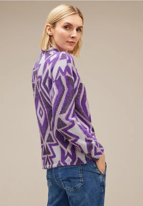 Street One Shirt Mit Stehkragen