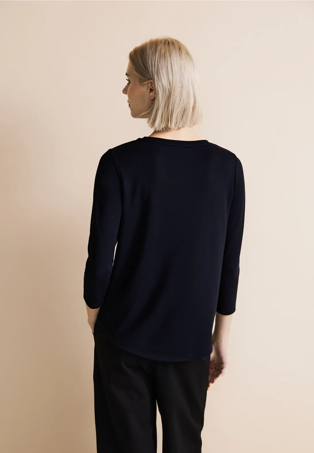 Street One Shirt Mit Steinchen Print