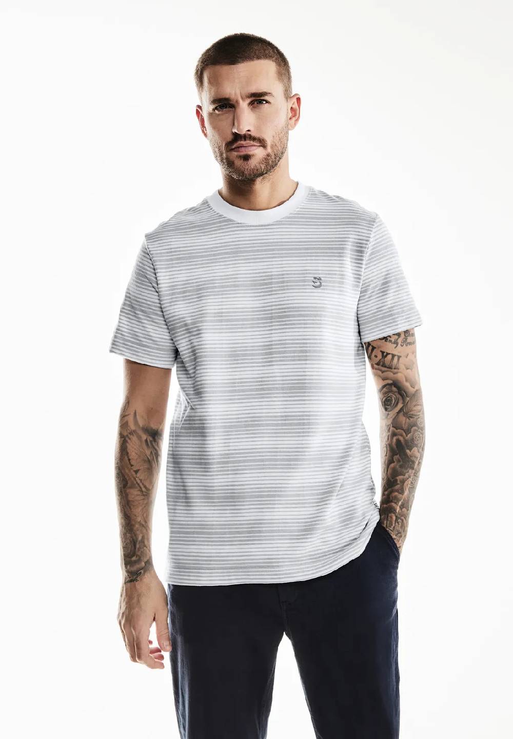 Street One Shirt mit Streifen Optik