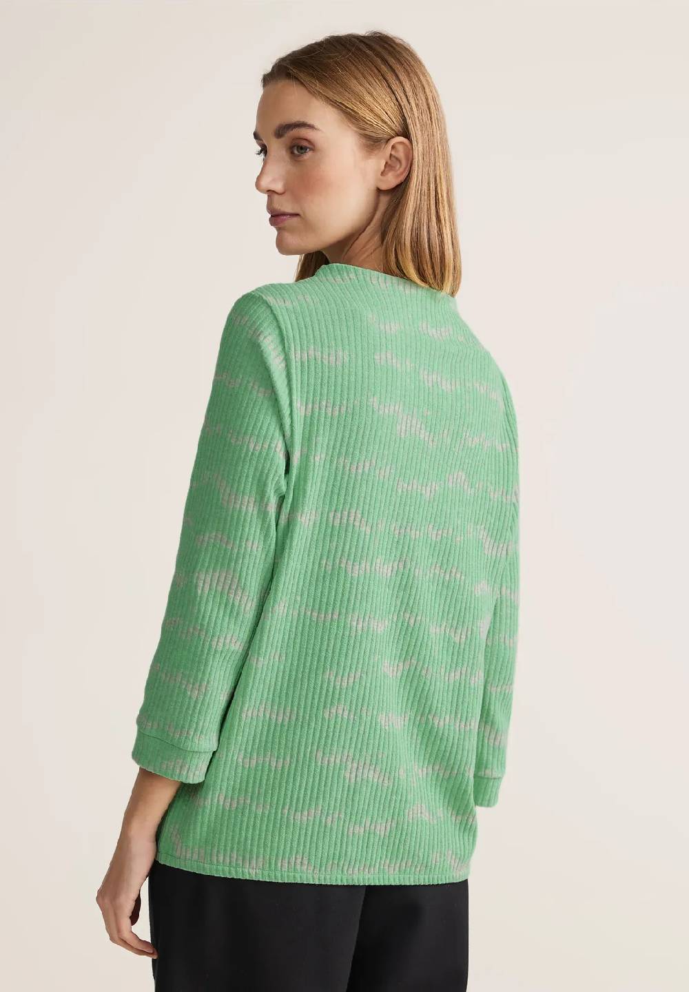 Street One Shirt Mit Streifen-Struktur