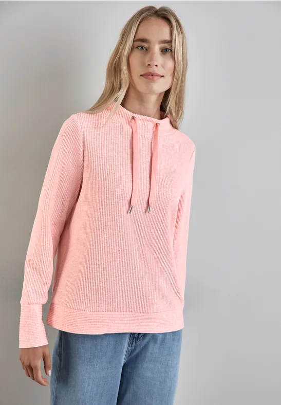 Street One Shirt Mit Streifenstruktur