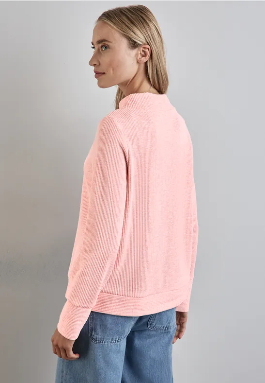 Street One Shirt Mit Streifenstruktur