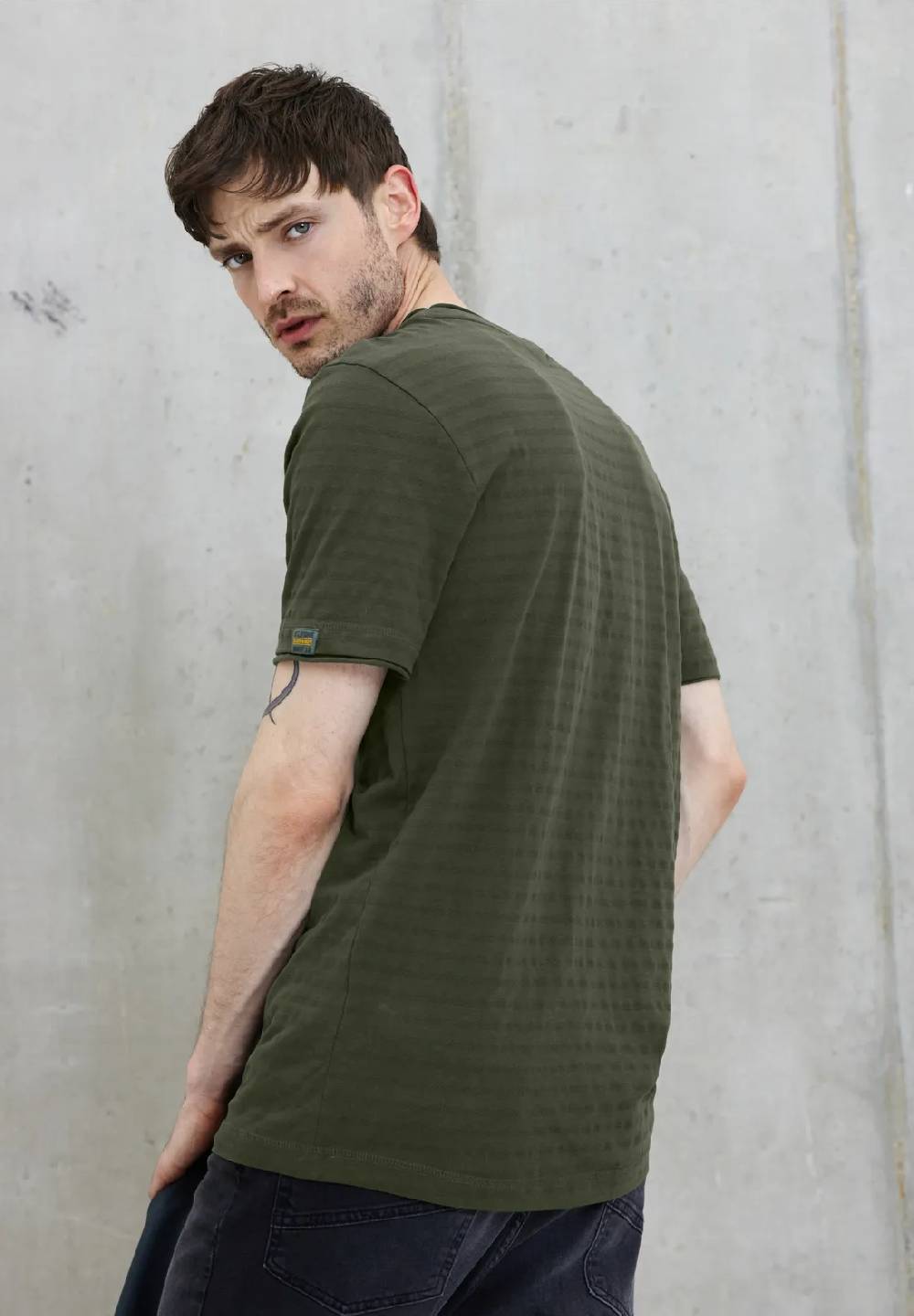 Street One Shirt Mit Struktur Streifen