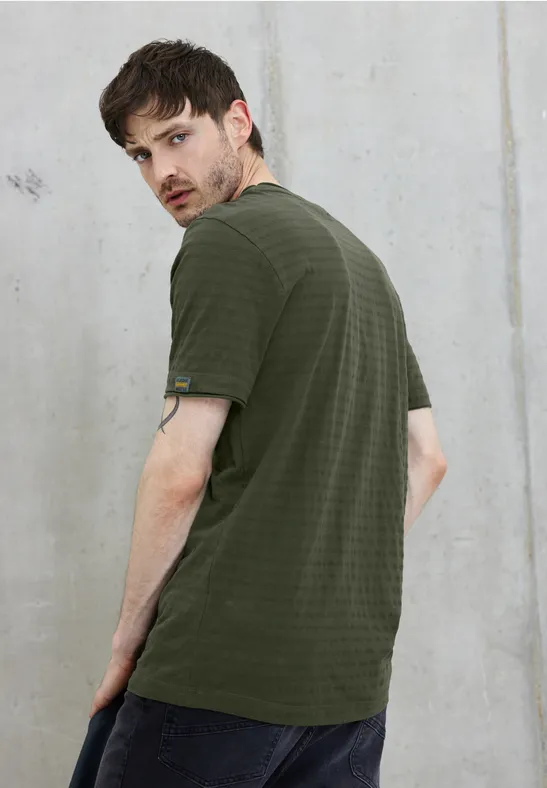 Street One Shirt Mit Struktur Streifen