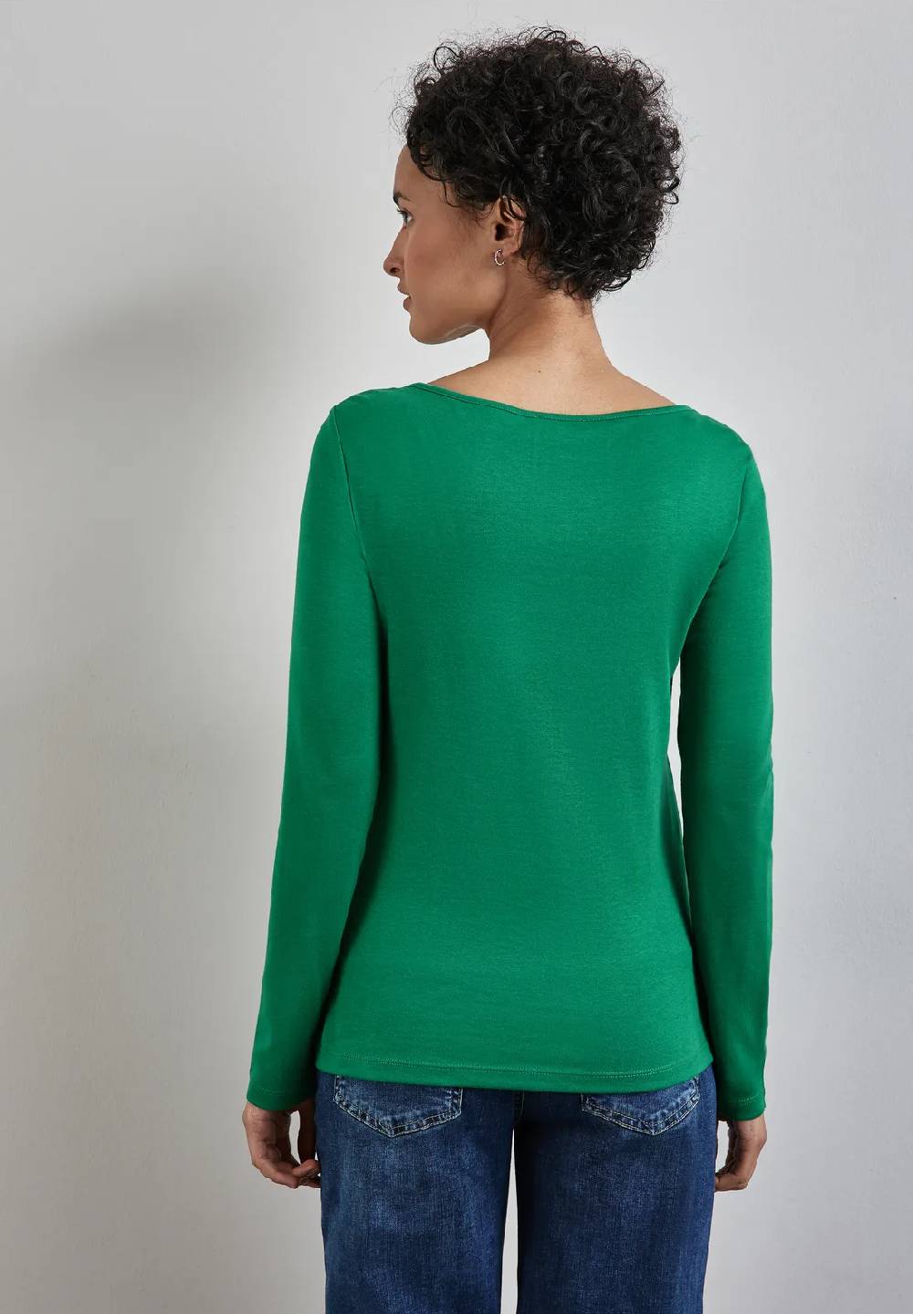 Street One Shirt Mit U-Boot-Ausschnitt