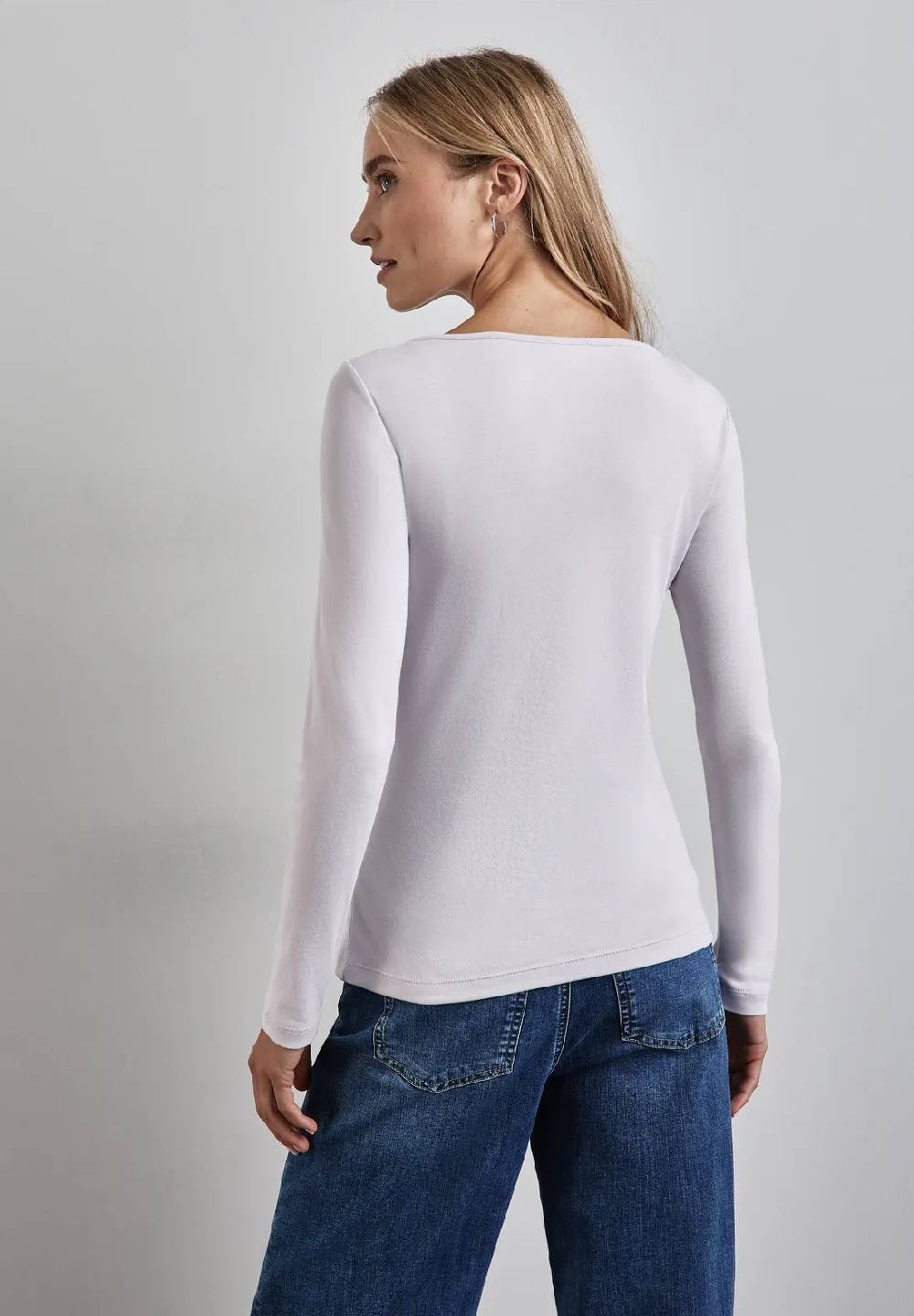 Street One Shirt Mit U-Boot-Ausschnitt