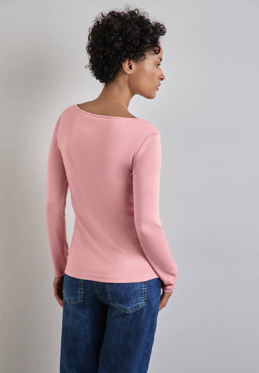 Street One Shirt Mit U-Boot-Ausschnitt