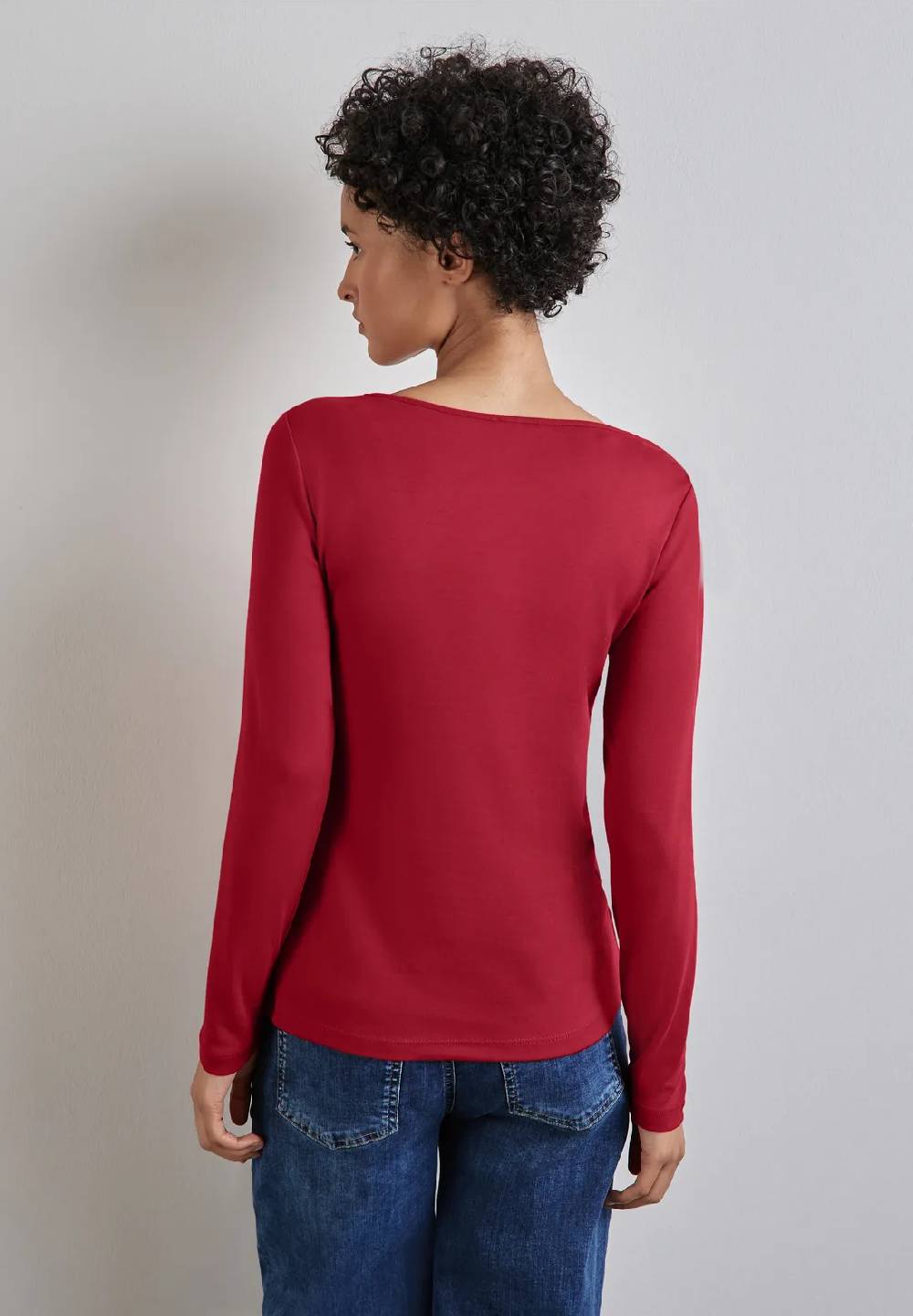 Street One Shirt Mit U-Boot-Ausschnitt