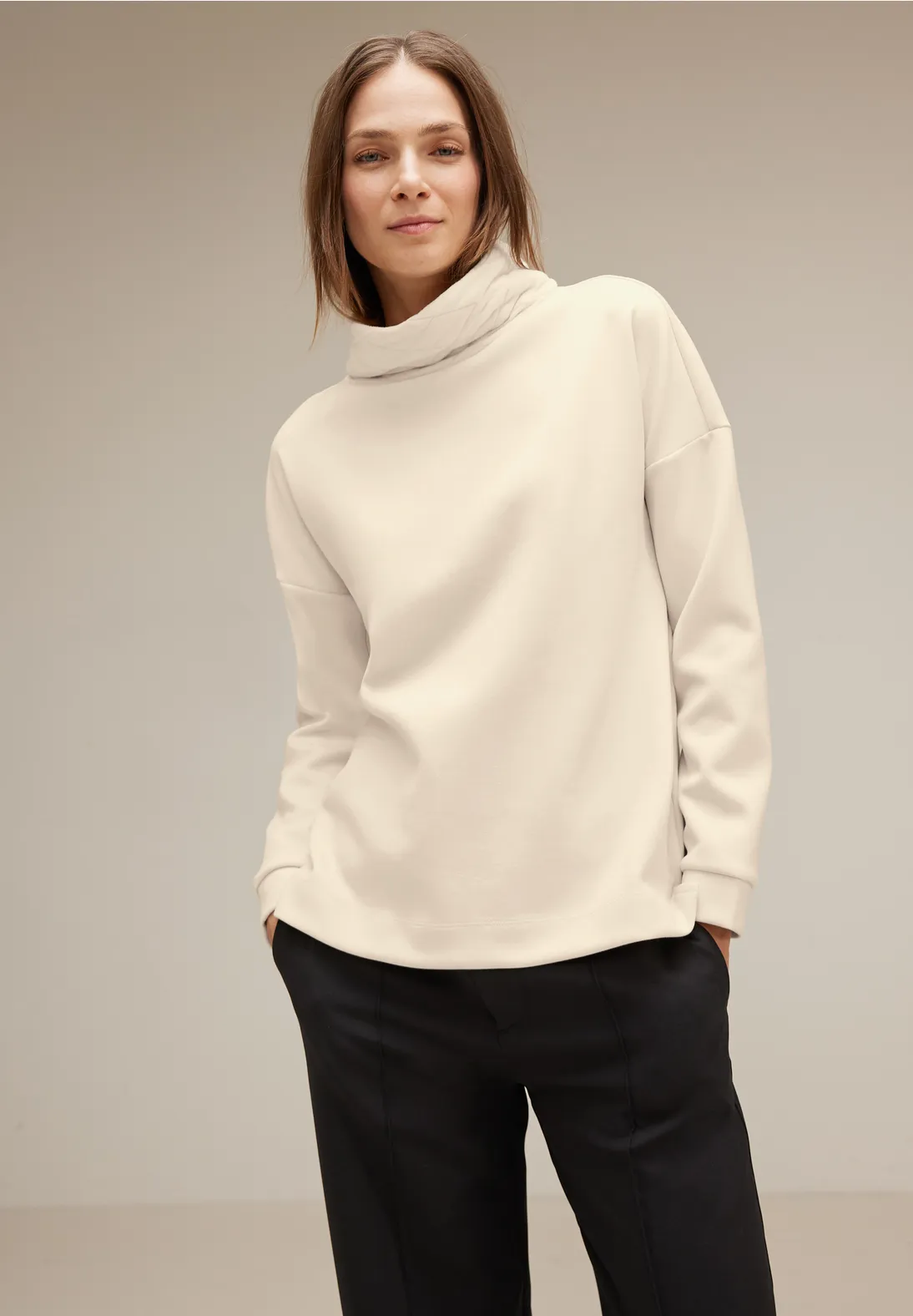 Street One Shirt mit Volumenkragen