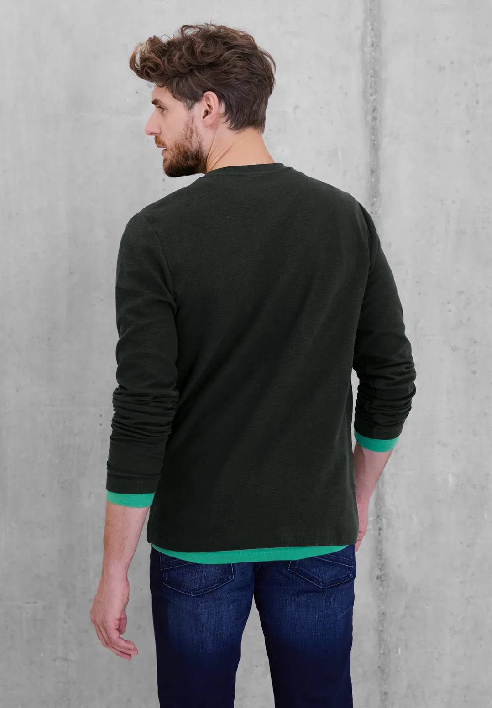 Street One Shirt Mit Waffelstruktur