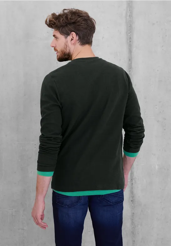 Street One Shirt Mit Waffelstruktur