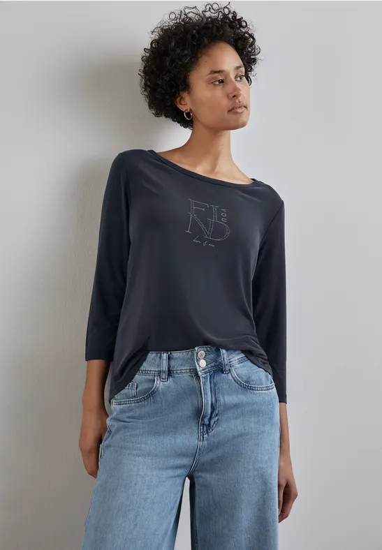 Street One Shirt Mit Wording