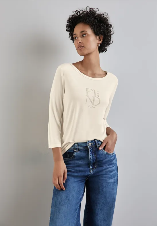 Street One Shirt Mit Wording