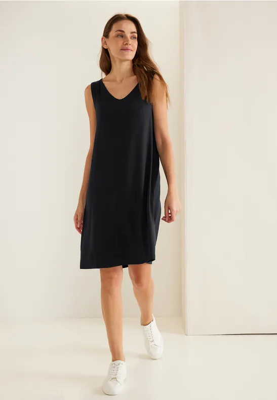 Street One Shirtkleid In Unifarbe