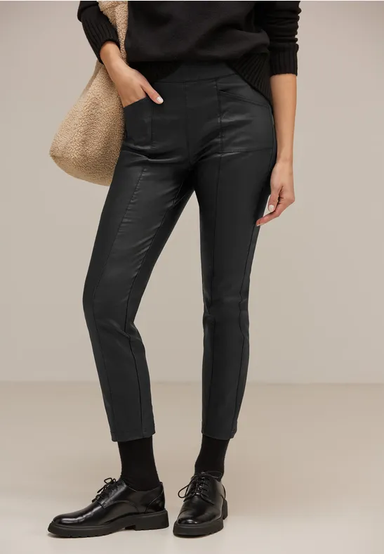 Street One Skinny Fit Coating Hose - Style HOPE