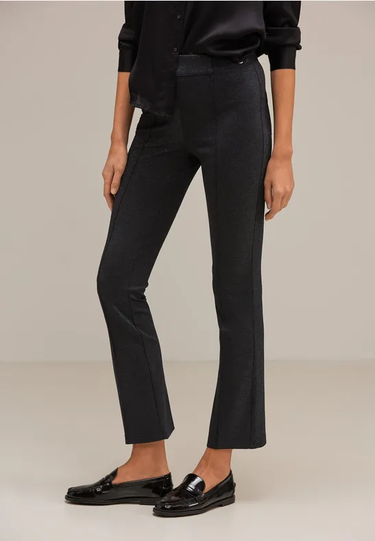 Street One Skinny Fit Hose Mit Glitter - Style HOPE