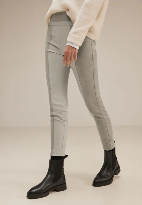 Street One Skinny Fit Materialmix Hose - Style HOPE