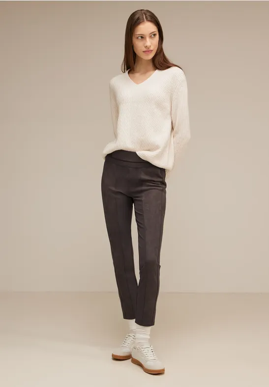 Street One Skinny Fit Materialmix Hose - Style HOPE