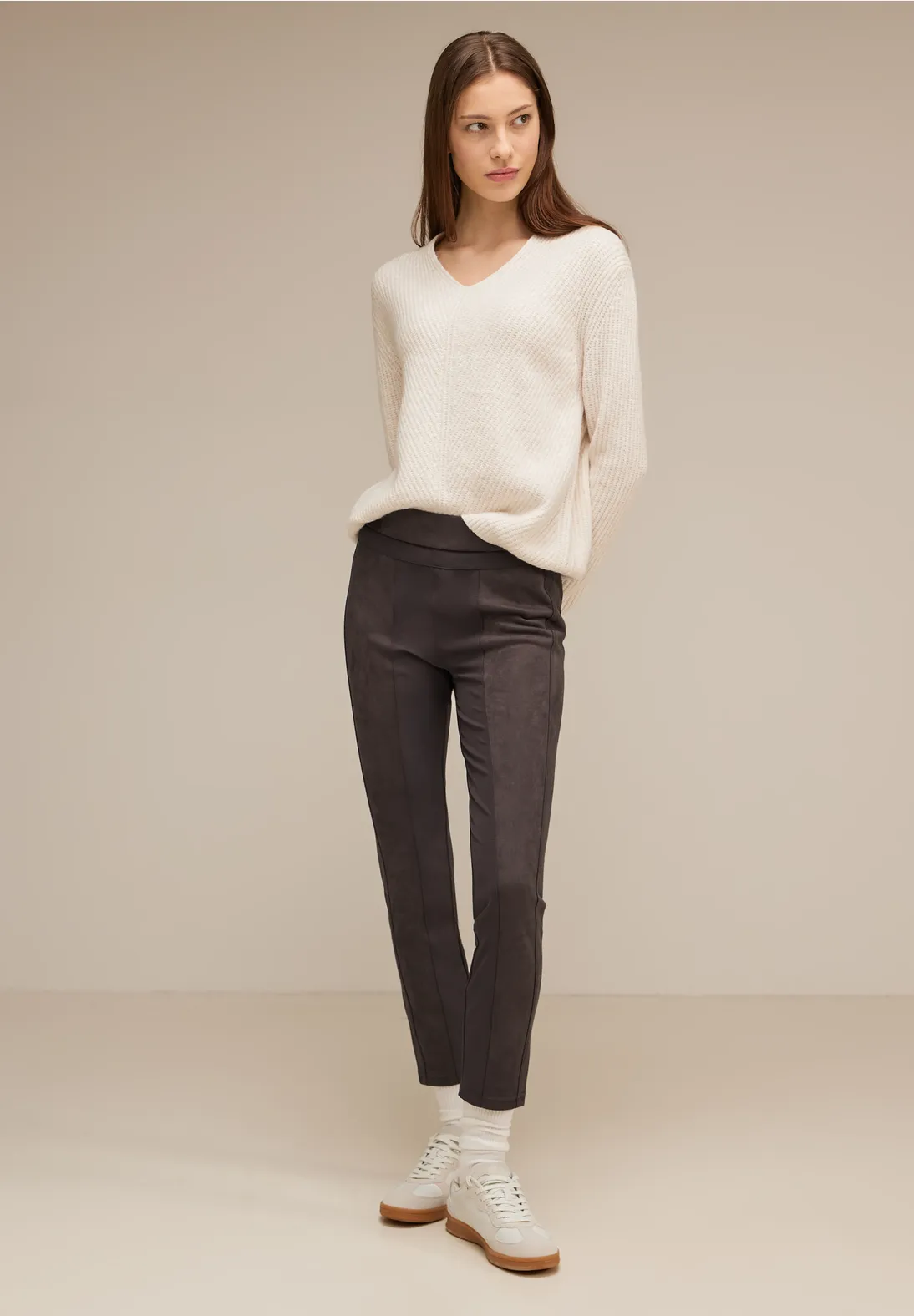Street One Skinny Fit Materialmix Hose - Style HOPE