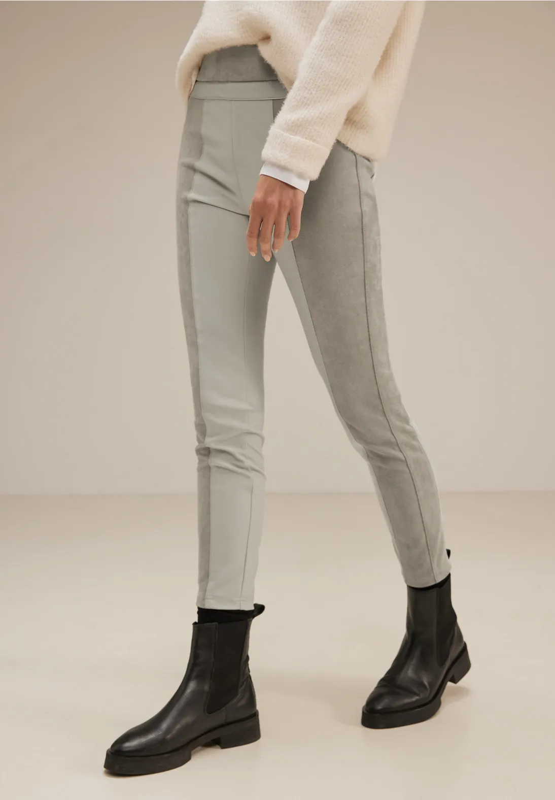 Street One Skinny Fit Materialmix Hose - Style HOPE