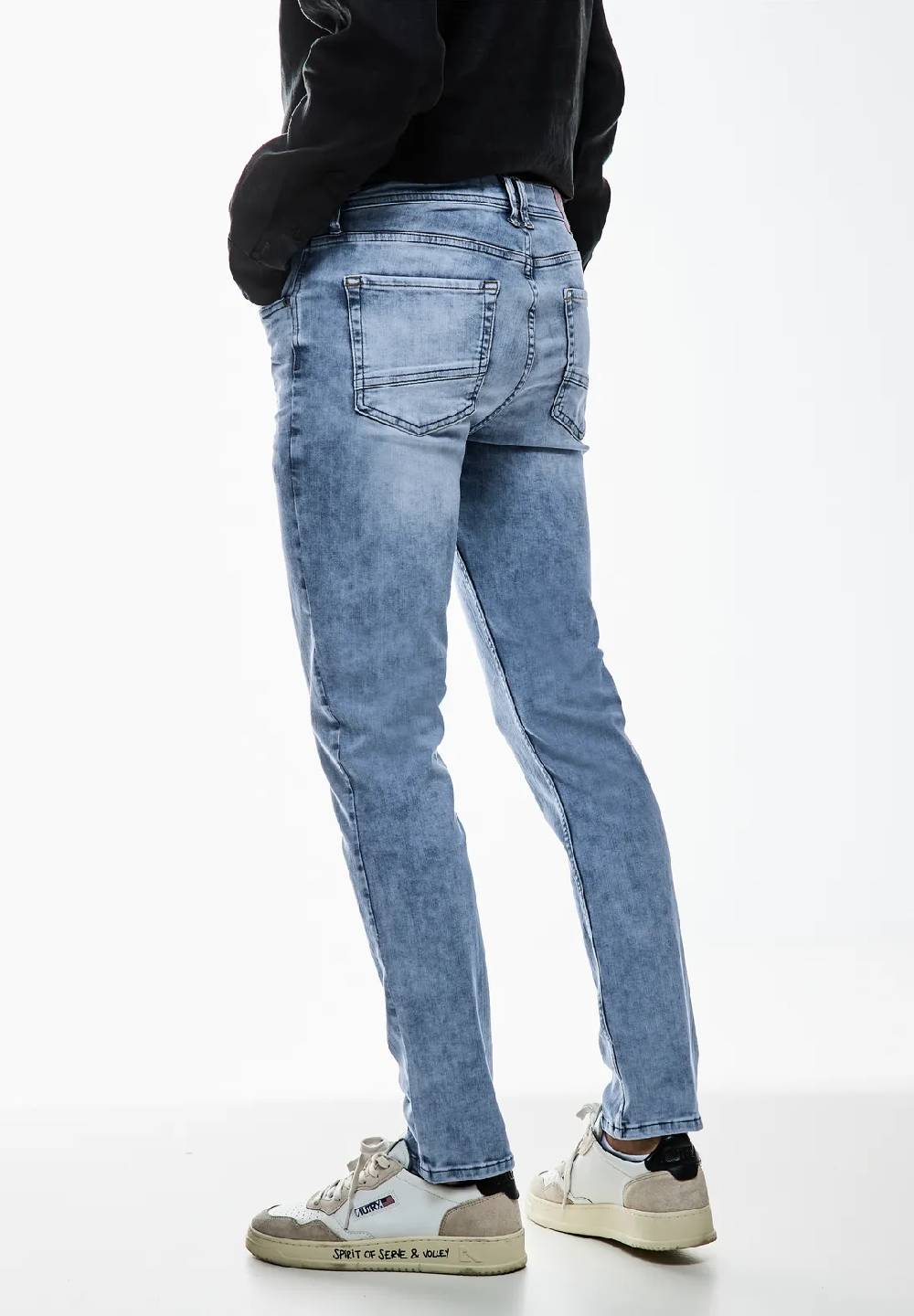 Street One Slim Fit Bleached Jeans - Style RACER