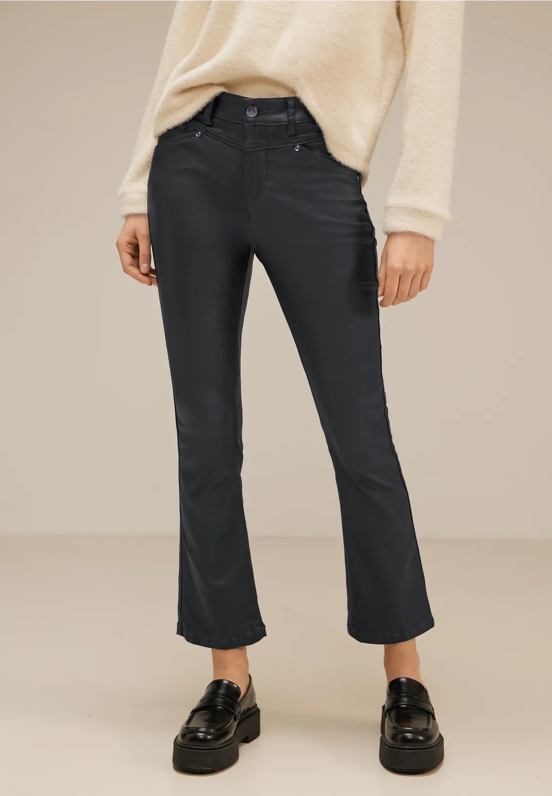 Street One Slim Fit Bootcut Hose - Style YORK