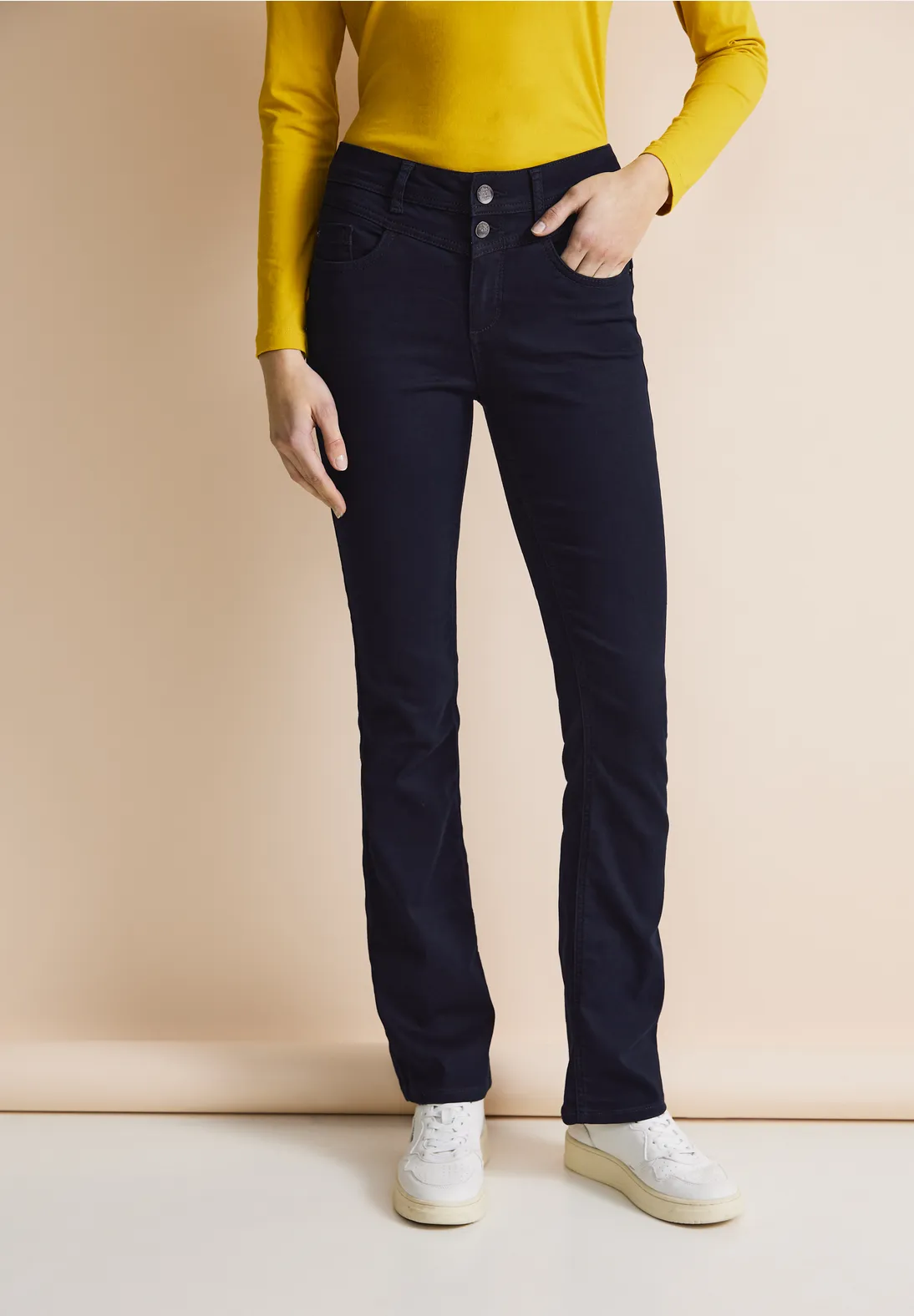 Street One Slim Fit Bootcut Jeans - Style YORK