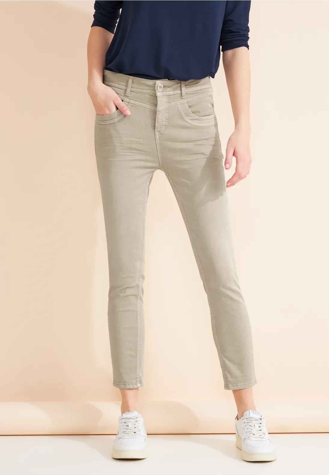 Street One Slim Fit Color Jeans - Style YORK