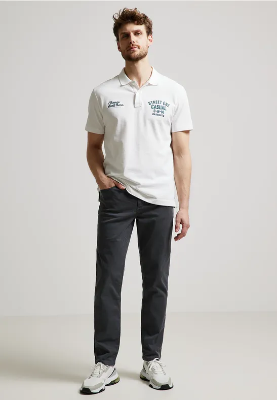 Street One Slim Fit Hose Mit Struktur