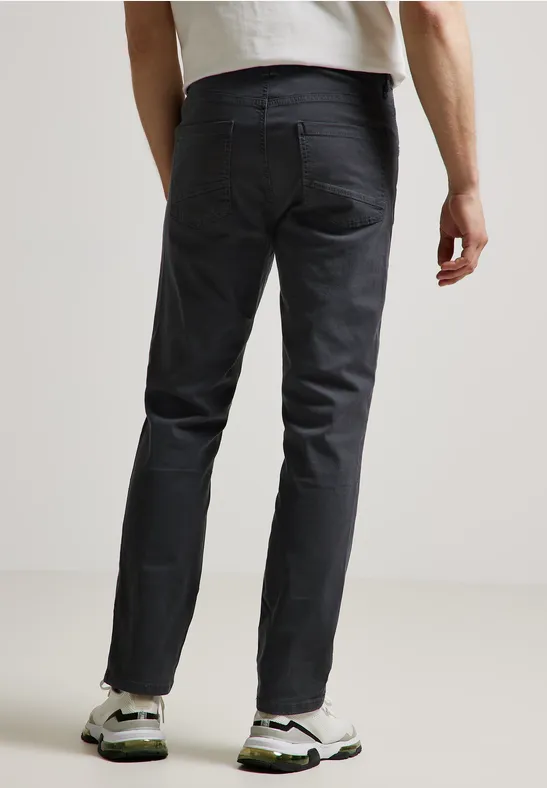 Street One Slim Fit Hose Mit Struktur