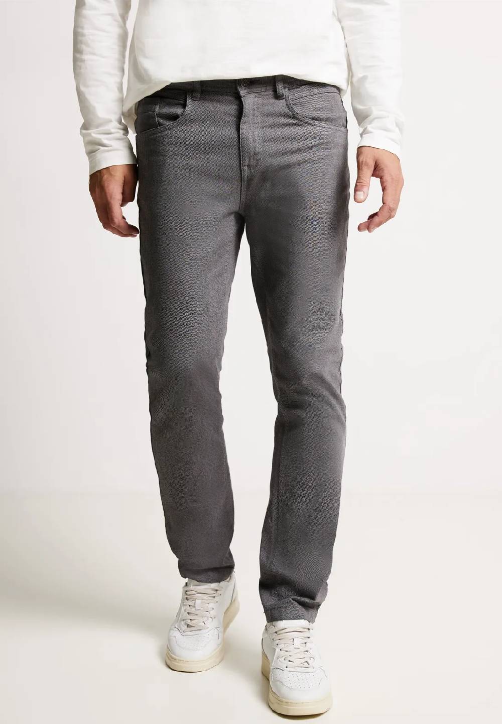 Street One Slim Fit Hose mit Struktur