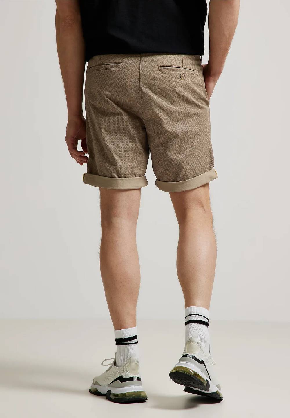 Street One Slim Fit Shorts Mit Print