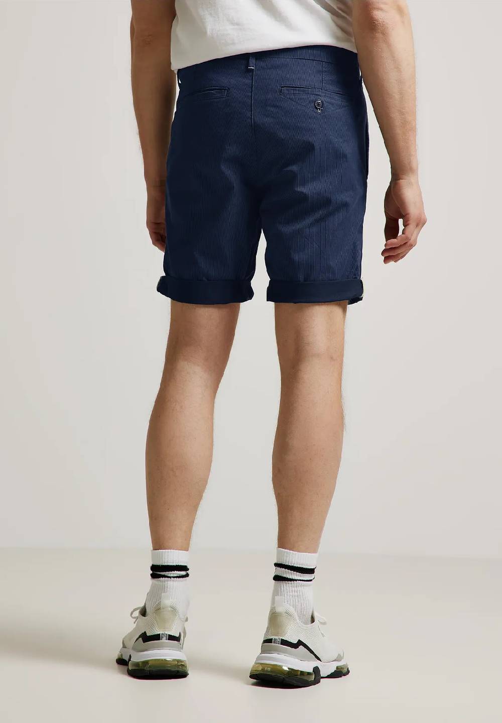 Street One Slim Fit Shorts Mit Print