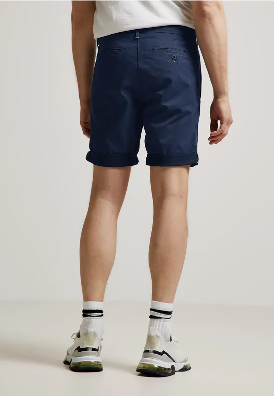 Street One Slim Fit Shorts Mit Print