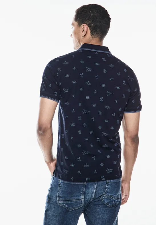 Street One Slub Jersey Poloshirt