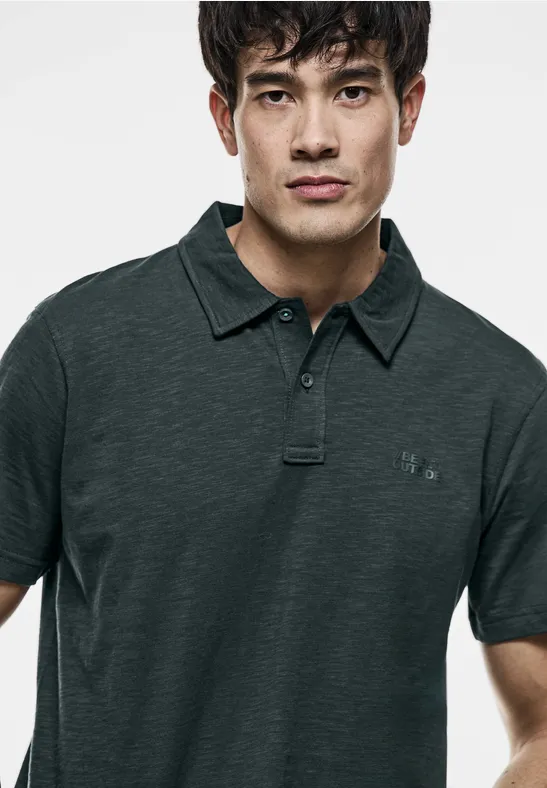 Street One Slub Jersey Poloshirt