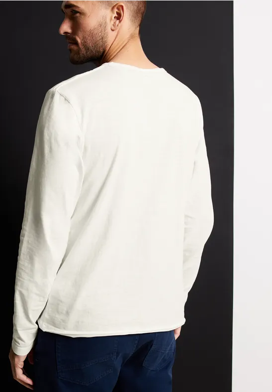 Street One Slub Langarmshirt