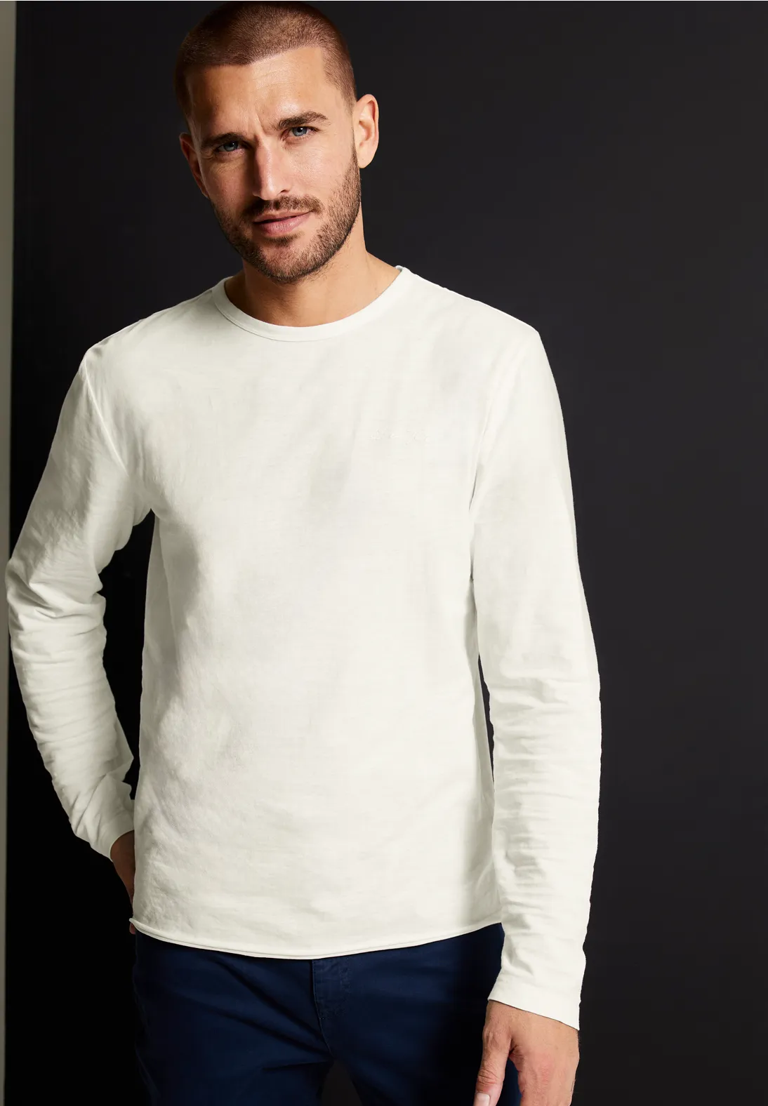 Street One Slub Langarmshirt