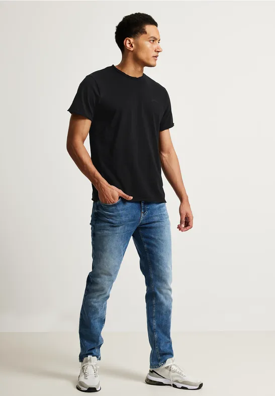 Street One Slub T Mit Offenen Kanten