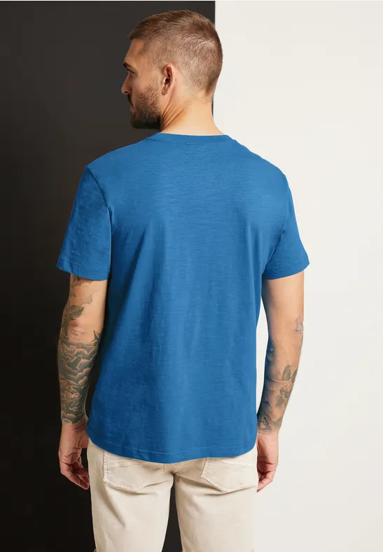 Street One Slub T-Shirt Mit Frontprint