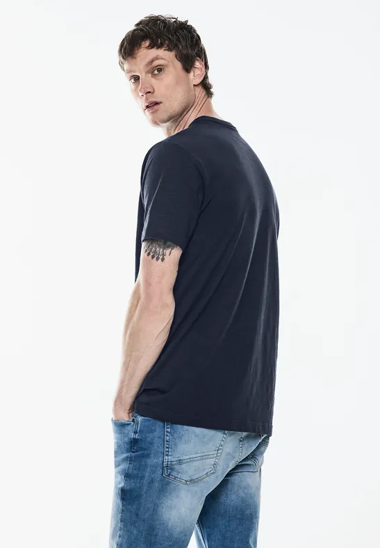 Street One Slub T-Shirt Mit Print