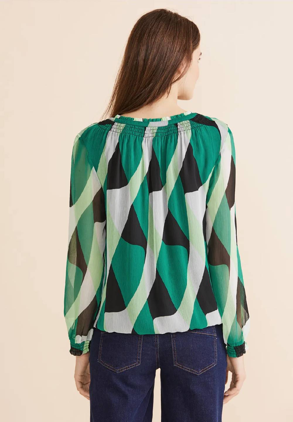 Street One Smock Chiffonbluse