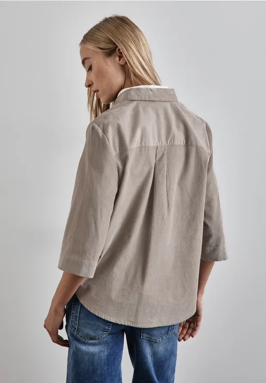 Street One Softe Cord-Bluse